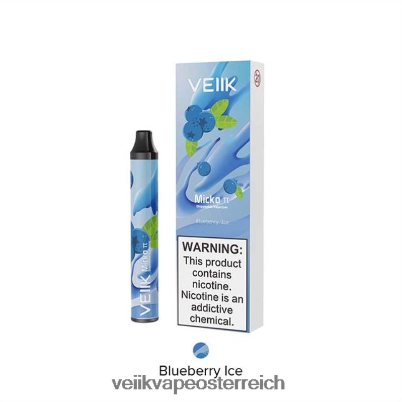 VEIIK Airo Österreich - VEIIK Micko Pie Einweg-Vaporizer mit 600 Zügen Blaubeereis HB206H24
