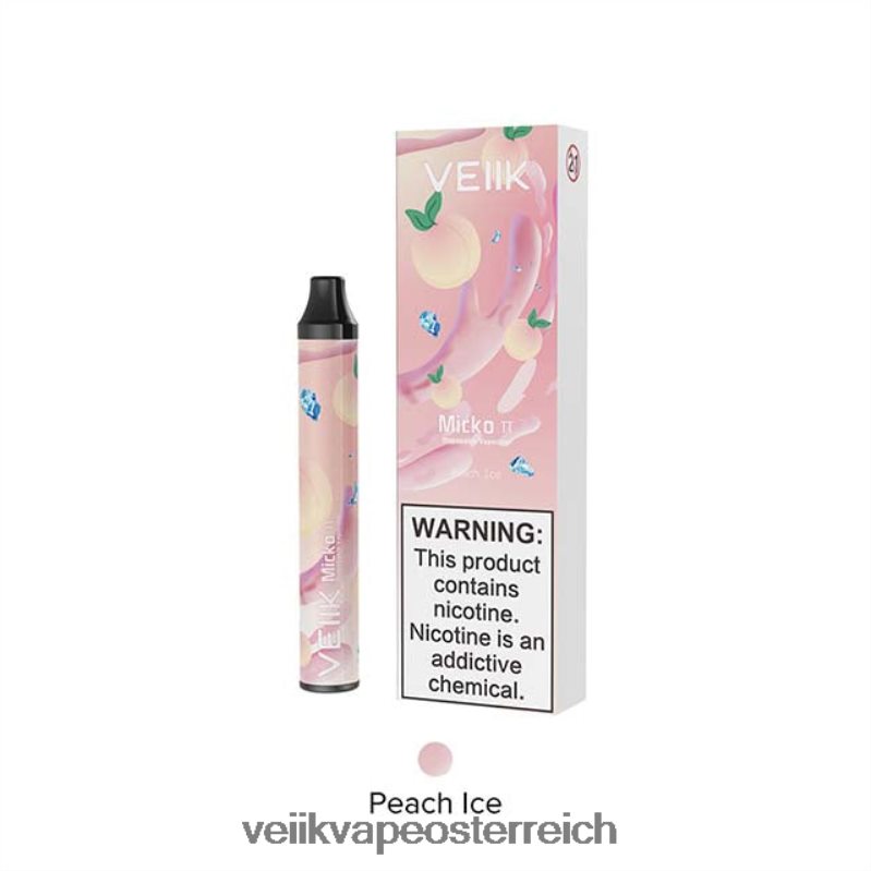 VEIIK Micko Lux Österreich - VEIIK Micko Pie Einweg-Vaporizer mit 600 Zügen Pfirsicheis HB206H20