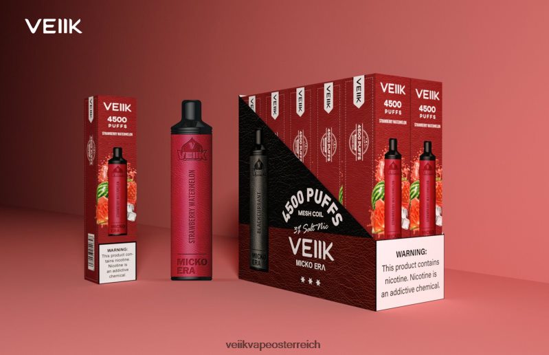 VEIIK Vape Österreich - VEIIK Micko Era 4500 Sprühstöße Einweg 30 mg Erdbeerwassermelone HB206H1